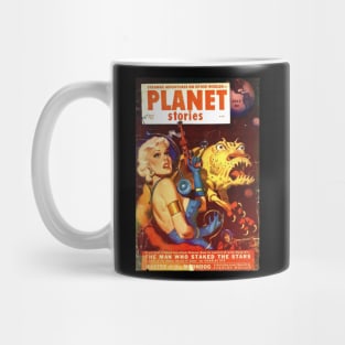 Planet Stories vintage cover art (v1) Mug